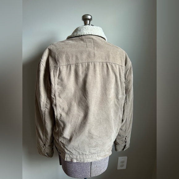 Lee Sherpa relaxed corduroy Men's beige Jacket - Picture 2 of 12